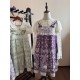 Twilight Crush Grape Pastoral Song Skirt Salopette JSKs(Reservation/3 Colours/Full Payment Without Shipping)